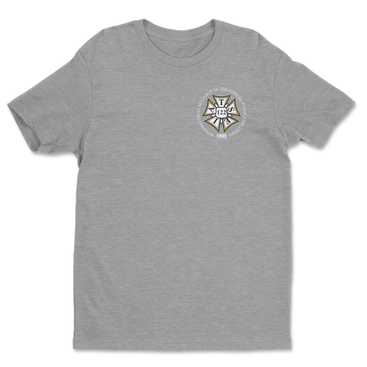 LABORWRX IATSE 122 Logo Tee (Heather Gray)