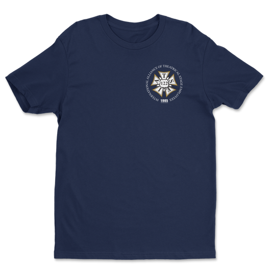 LABORWRX IATSE 122 Logo Tee (Navy)