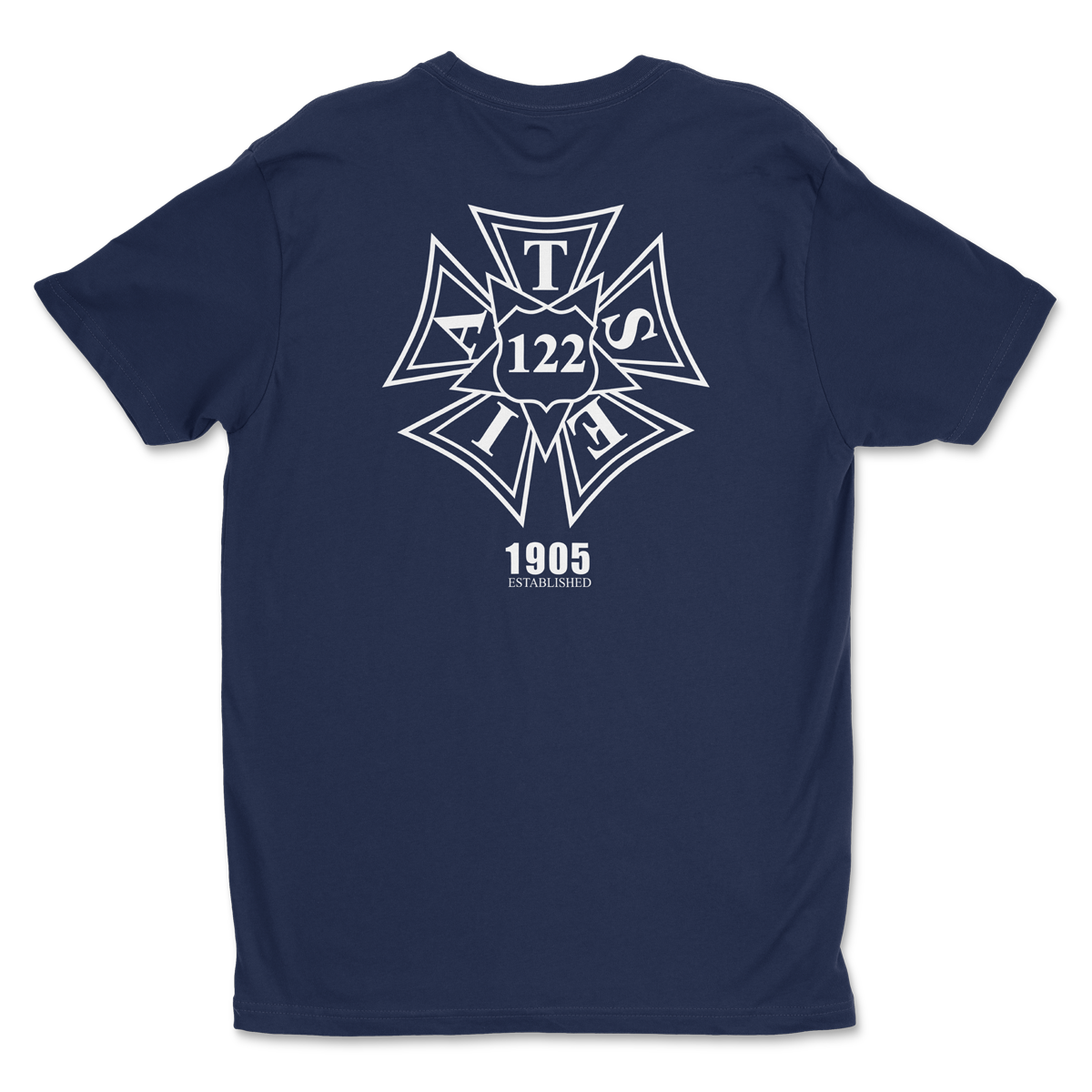 LABORWRX IATSE 122 Logo Tee (Navy)